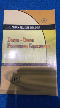 Image of DASAR DASAR PERENCANAAN KEPERAWATAN