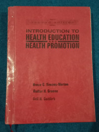 Image of INTRODUCTION TO HEALTH EDUCATION AND HEALTH PROMOTION