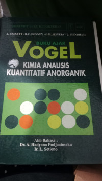 Image of KIMIA ANALISIS KUANTITATIF ANORGANIS