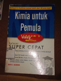 Image of KIMIA UNTUK PEMULA