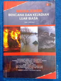 Image of MANAJEMEN BENCANA DAN KEJADIAN LUAR BIASA
