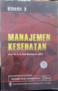 Image of MANAJEMEN KESEHATAN