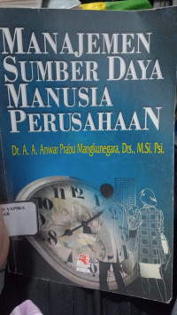 Image of MANAJEMEN SUMBER DAYA MANUSIA PERUSAHAAN