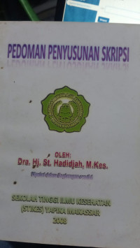 Image of PEDOMAN PENYUSUNAN SKRIPSI