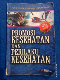 Image of PROMOSI KESEHATAN DAN PERILAKU KESEHATAN