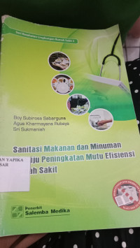 Image of SANITASI MAKANAN DAN MINUMAN EFISIENSI RUMAH SAKIT