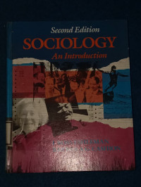 Image of SECOND EDITION SOCIOLOGY AN INTRODUCTION