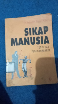 Image of SIKAP MANUSIA